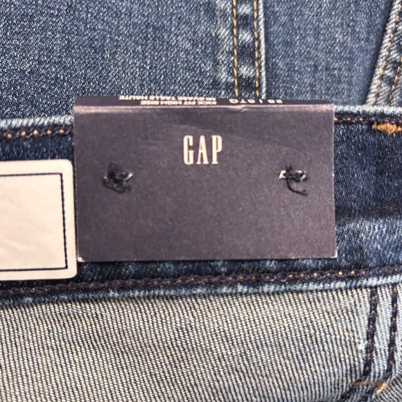 GAP Sz 28T or 6T Kick Fit High Rise Dark Wash Raw Hem NEW WITH TAG - Picture 10 of 11